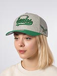 Бейсболка MITCHELL NESS арт. HP14540-PEAGREY Philadelphia Eagles NFL (серый / зеленый)